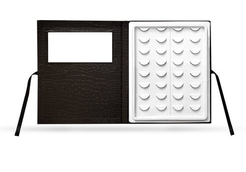 Coiffure Extensions 16 Pair Portable Magnetic Eyelash Storage Book | Eyelash Organizer Holder Case | Eyelash Travel Holder | Eyelashes Organizer Holding Case | False Eyelashes Storage