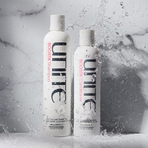 UNITE Hair - BOOSTA Conditioner - Volumizing, Hydrating Conditioner for Fine, Limp Hair - Adds Shine, Strengthens, UV Protection, Safe for Extensions, Paraben-Free, 8 Fl Oz