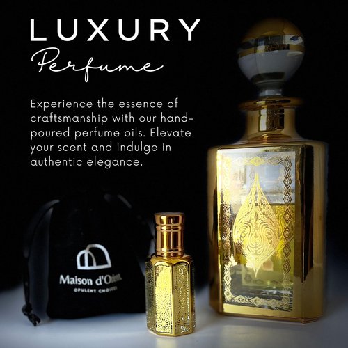 Desert Silk Musk Unisex Perfume Oil 12 mL - Alcohol-Free, Long-Lasting Scent in Authentic Arabian Tola Bottle with Precision Applicator