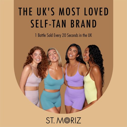 St Moriz Ready to Glow Self-Tan Gift Set – Medium Tanning Mousse, Face Drops & Velvet Mitt – Self Tanner Kit for Face & Body, Vegan, Streak-Free, Fast-Drying, Easy to Apply