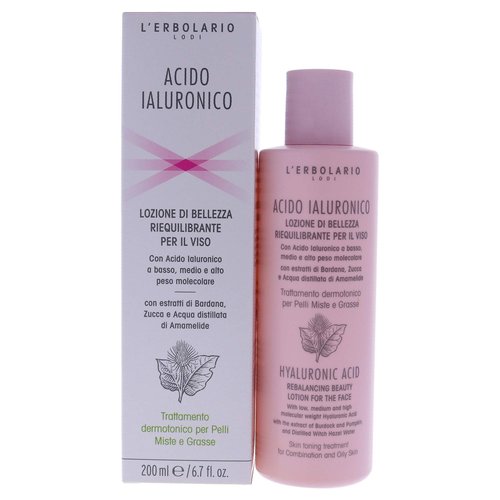 L'Erbolario Hyaluronic Acid Rebalancing Beauty Lotion - Body Cream with Hyaluronic Acid - Firming Moisturizer - Lightweight Body Lotion - 6.7 oz