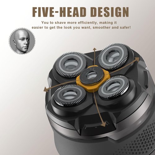 3PCS Shaver Replacement Blades Compatible with MicroTouch Titanium Head,Stainless Steel Material