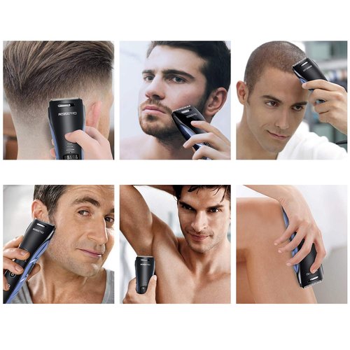 Roziapro Beard Trimmer for Men Cordless Hair Clipper Mustache Trimmer USB Rechargeable Home Hair Cutting Kit Precisely Fast Charging Low Noise
