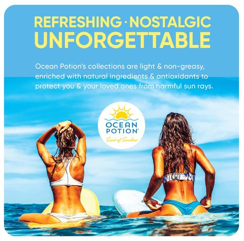 Ocean Potion Sunscreen Body Spray SPF#50 5.5oz C-Spray (Pack of 2)