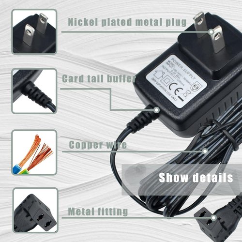 BOEEA Charger for Wahl Trimmer 9864SS, SS2L, WSS3L, 9818A, 5616L, 5701,9870, 9884L2, 9896, 9899, Fit 9864 Stainless Steel Lithium Ion 2.0+ Beard Trimmer