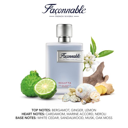 Façonnable - Regatta 90ml (3 Fl Oz) - Eau de Toilette for Men - Woody & Aquatic Scents