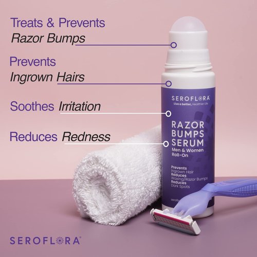 Seroflora Razor Bumps Treatment for Men and Women - Bundle