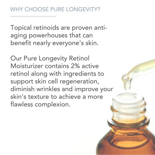 Pure Body Naturals Retinol Moisturizer, 1.7 Ounces - Moisturizing Retinol Cream for Face, Age Defying Eye Cream for Wrinkles and Lines with Hyaluronic Acid, Shea Butter, and Jojoba Oil (Pack of 2)
