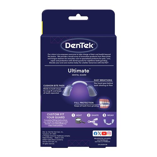 DenTek Teeth Grinding Night Guards - Ultimate and Professional-Fit, 1 Count Each
