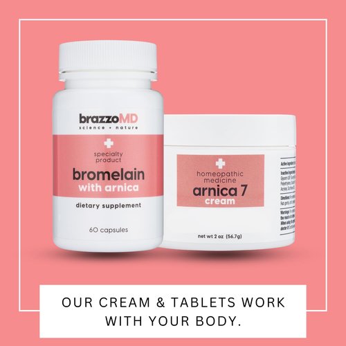 brazmedics brazzoMD Arnica Cream - Eye, Face, Hand and Body Cream - 2 ounces