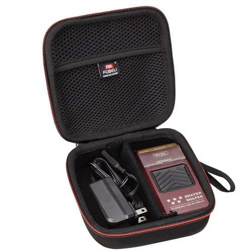 FBLFOBELI Hard Travel Case Compatible with Wahl Professional 8061-100 8164 5-Star Series Rechargeable Shaver Shaper (Case Only)