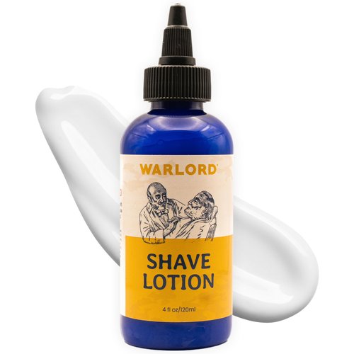Warlord Shave Lotion – Silky Smooth Razor Glide, Whisker Softening for a Closer Shave, Transparent No-Foam Formula for Precision, Southern Tobacco Scent, Men’s Shaving Cream Alternative, 4oz