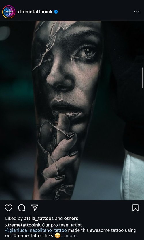 Xtreme GO2 Black Tattoo Ink, Intense Darkness for Bold Fillings - Highly Concentrated Black Ink, Smooth Application, Sterile, and Vegan - Crafted for Quality and Safety (GO2, 8 oz)
