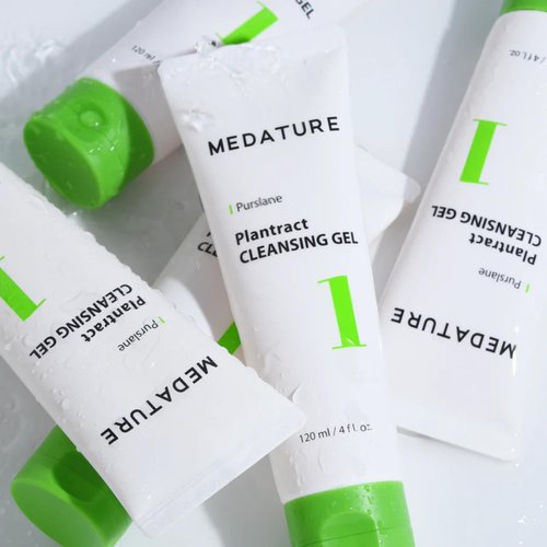 Medature Plantract Cleansing Gel, Hydrating Gentle Face Cleanser, Facial Cleanser With Purslane + Panthenol, Daily Face Wash For All Skin Types, Sensitive Skin Friendly, Fragrance Free, pH Balancing