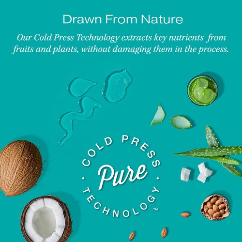 Raw Sugar Moisture Smoothie Shampoo and Conditioner Set, Moisturize & Nourish Dry Hair, Bulk Shampoo and Conditioner with Coconut Oil, Agave & Sweet Almond Oil, Formulated without Sulfates & Parabens