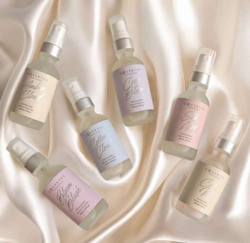Govertex Coco Veil Hair & Body Perfume Mist - Coconut Cream, Vanilla, Peach & Jasmine Perfume | 60ml | Signature Women Fragrance - Long Lasting Hair and Body Mist