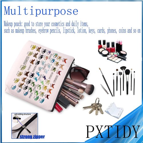 PXTIDY Dragon Novel Makeup Bag Bookish Gift Dragon Tribes For Dragon Lovers Cosmetic Bag