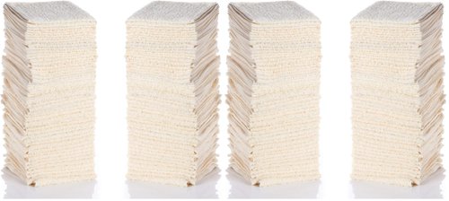 SIMPLI-MAGIC Towels, 12" x 12", Beige 24 Count (Pack of 2)