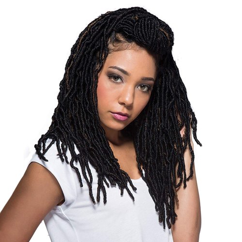 Bobbi Boss Synthetic Hair Crochet Braids African Roots Braid Collection Nu Locs 14" (6-PACK, M1B/27)