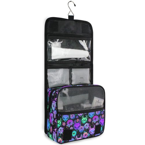 Hanging Toiletry Bag Magic Purple Fox Makeup Bag Travel bag for Toiletries Portable Toiletry Organizer Bags Toiletry Bag for Women Men, Travel-Essentials Toiletry Bag