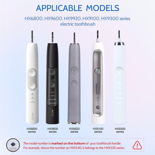 Upgraded Electric Toothbrush Metal Shaft Link Rod Compatible with Philips Sonicare Replacement Parts HX99 HX68 HX75 HX96 Connecting Rod with Waterproof Rubber Seal