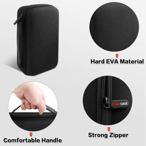 Comecase Case for Hatteker/for oneisall/for Ufree/for Novah Hair Clipper, Beard Trimmer Organizer Storage for Men Hair Cutting Kit Precision Shaver, with Inner Net Bag for Grooming Kit (Case Only)