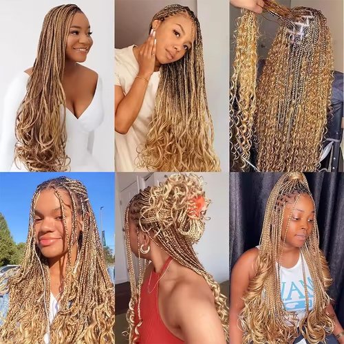 P27/613 Blonde Human Braiding Hair Deep Wave Bulk 18 18 18 Inch Human Hair Weave 3 Bundle Unprocessed Brazilian Virgin Hair Honey Blonde Deep Wave Braiding Hair Extensions 50 Grams/Bundle