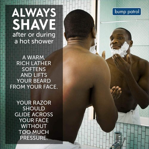 Bump Patrol Cool Shave Gel 4 Ounce Tube (Sensitive) (118ml) (6 Pack)