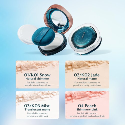 FLORASIS · Fairy Peach Blossom Ultra-light Setting Powder 01 Snow（Porch Window Edition）