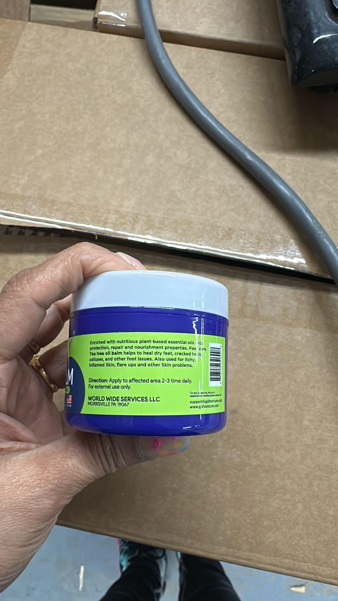 "Tea Tree Oil Foot Soak with Epsom Salt – Refreshing & Soothing Foot Soak for Tired, Achy Feet "