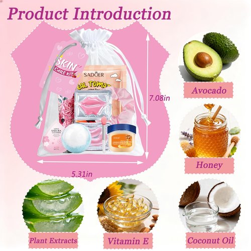 144 PCS Spa Party Supplies for Women,Spa Day Favors Essentials Include Face Masks Skincare, Lip Balm, Under Eye Patches, Foot Bath Bomb,Sleepover Party Supplies Birthday Kit for Women Gift Set