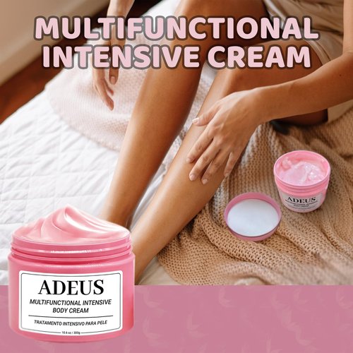 ADEUS Crema Brasileña, Cream Rosada, Multifunctional Pink Intensive Cream, Deeply Moisturizing and Firming Creams with Centella Asiatica, Seaweed and Green Tea (1)