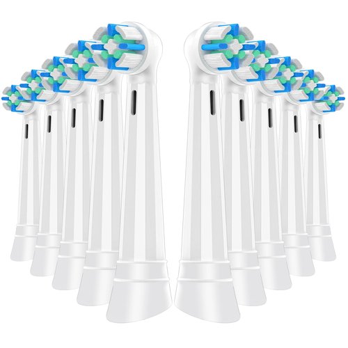 Glocusafety IO Replacement Heads Compatible with Oral B iO,Electric Toothbrush Replacement Brush Heads for iO Series,Pack of 10
