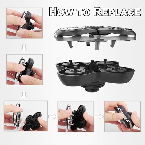 Replacement Head Compatible with Remington Balder Pro Head, Compatible with Remington Electric Shaver Model SPR-XR7000 (2 Pcs)