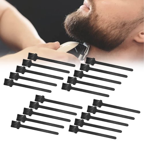 20 Pcs Electric Shaver Cleaning Brushes, Razors Brush Set, Trimmer Cleaner Brush with Long Handle for Computer Keyboard Shaver Appliance and More