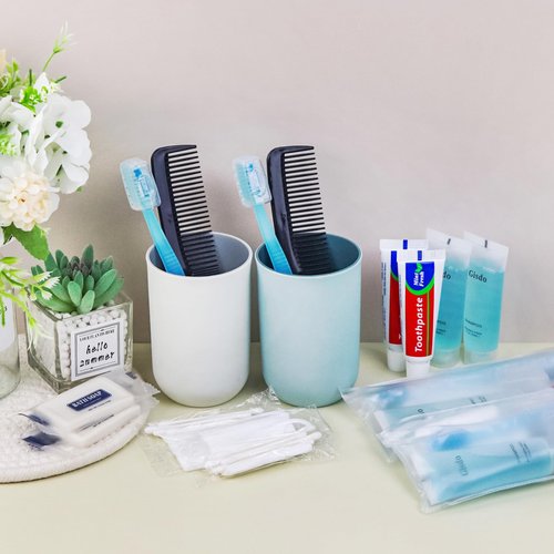 Gisdo 30 Travel Hygiene Kit Bulk Toiletry Kits Homeless Personal Hygiene Kit Bulk Homeless Care Package Travel Toiletry Kit Homeless Hygiene Kit Bulk Disposable Toiletry Kit(10-IN-1)