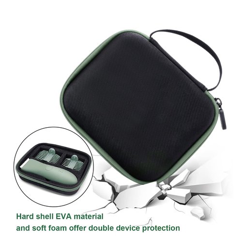Case for Meridian Shaver, Yewltvep Hard Bags Compatible with Meridian Trimmer, Storage Case for Meridian Grooming Shaver Trimmer with Shockproof Detachable Insert Foam and Enough Space for Accessories