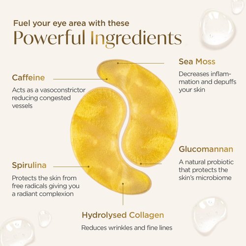 PLANTIFIQUE Foot Peeling Mask 4 pack and Gold Under Eye Patches for Puffy Eyes and Dark Circles 20 Pairs