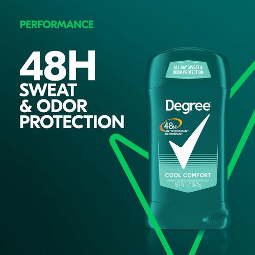 Degree Cool Comfort Original Protection Antiperspirant Stick, 2.7 oz (Pack of 5)