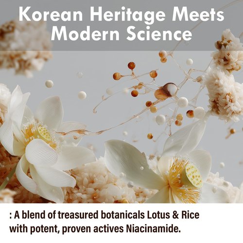 OHMIA Korean Anti-Aging & Firming Face Moisturizer - Lotus Multi Barrier Cream with Niacinamide & Rice - Soothing for Sensitive Skin - Fragrance-Free - 1.69 fl oz
