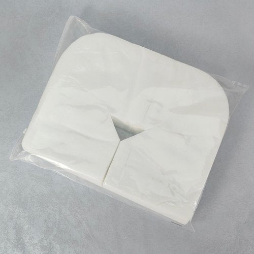 300 Pcs Disposable Face Cradle Covers for Massage Chairs Headrest Covers Massage Table Ultra Soft Non Sticking, Face Head Rest Covers,Face Cushion Cover