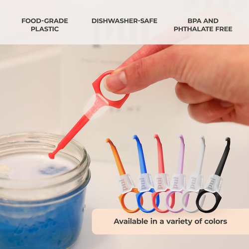 PUL Pack of 3 Reusable 2-in-1 Aligner Seating Chewie & Removal Tool — Compatible with Invisalign, Removable Braces, Retainers, Trays – Easy-to-Use Remover & Chew, Dental, Oral – Pink, Orange, Blue.