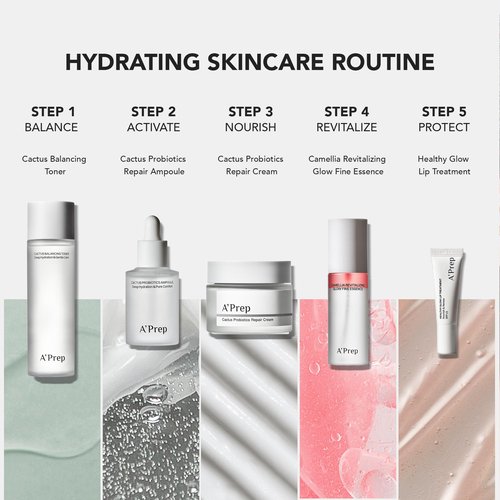 A'Prep Cactus Balancing Toner – Lightweight Hydrating Facial Toner with Jeju Cactus Extract, Hyaluronic Acid & Panthenol for Refreshing Skin, Korean Skincare, 150ml