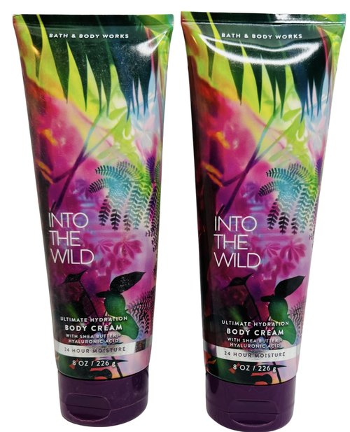 Bath & Body Works Into the Wild Ultimate Hydration Body Cream 8 Ounces Pack of 2