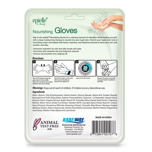 Epielle Relaxing & Nourishing Hand & Foot Masks for Dry, Overworked Skin, Self Care Gifts for Women, Spa Kit, Stocking Stuffers, Thanksgiving Essentials, 6 Moisturizing Gloves & 6 Moisturizing Socks