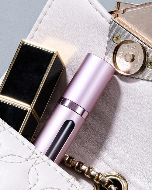 Topblux 3-Pack 10ml Refillable Travel Perfume Atomizer, Leakproof Bottom-Fill Spray Bottle, Compact Reusable Fragrance Dispenser for Women Men Gift (Black+Blue+Pink)