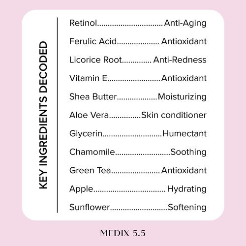 Medix 5.5 Fragrance Free Retinol Age Rewind Cream + Glycolic Acid Exfoliating Body Wash Set