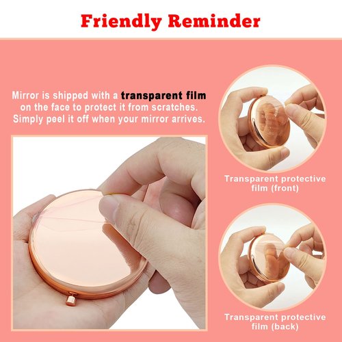 Gevody Best Manager Appreciation Gifts Compact Makeup Mirror Manager Leaving Gift Supervisor Gift for Women Leader Boss Coworker Friend Birthday Present Retirement Goodbye Going Away Personal Mirror