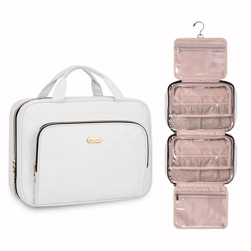 BALULHG Toiletry Bag with Hanging Hook, Portable Makeup Cosmetic Bags, Space-efficient, Collapsible Moving, making it more suitable for Travel
