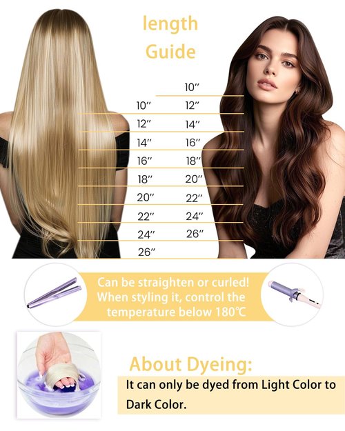 Hetto Nano Bead Hair Extensions Human Hair Ash Blonde Highlight with Bleach Blonde Nano Ring Hair Extensions Blonde Highlights Nano Hair Extension Invisible 16 Inch 1g/s 50g